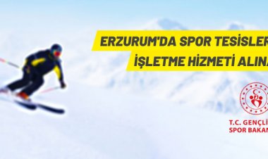 Erzurum'da kış sporu tesislerinin işletilmesi için hizmet alım ihalesi düzenlenecek