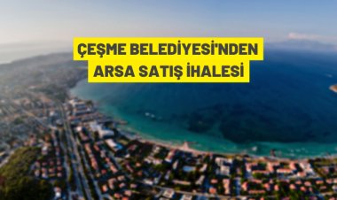Çeşme Ilıca'da arsa satışa çıktı