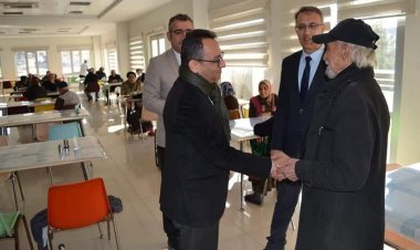 Kaymakam Çağlar'dan huzurevine ziyaret