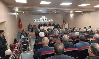 Kaymakamlık'ta Deprem Toplantısı 