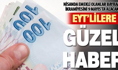 Emekli maaşı bağlama işlemi Nisan ayında bitenlerin bayram ikramiyesi 9 Mayıs'ta ödenecek
