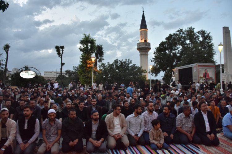 Gaziantep'te İsrail'in Gazze'ye yönelik saldırıları protesto edildi