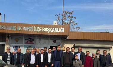AK Parti Heyetinden Karkamış İlçe Başkanlığına Ziyaret