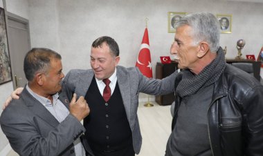 Muhtarlardan Başkan Doğan’a teşekkür ziyareti