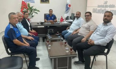 Yeniden Refah Partisi Nizip İlçe Teşkilatından Zabıta Haftası ve Uğur Kızılırmak’a Tebrik Ziyareti