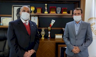 Enes Bin Malik Camisi İmam Hatipi Özdemir’den Müftü Çiftçi’ye Veda Ziyareti