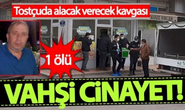 Asayiş  Tostçuda alacak verecek kavgasında kan aktı!