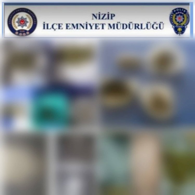 Nizip'te 8 kişide uyuşturucu madde 7 çalıntı motosiklet ele geçirildi