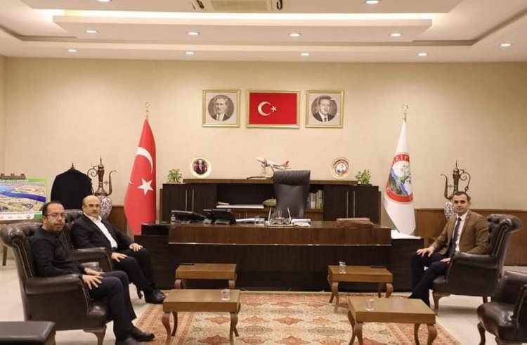 G.Antep İŞKUR Müdürü Öztürk'ten, Başkan Sarı'ya  nezaket ziyareti