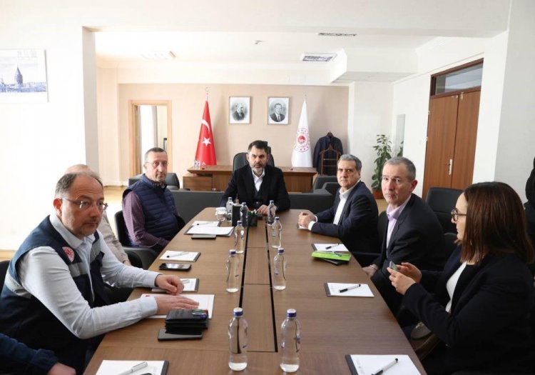Bakan Kurum, Dünya Bankası ve AB Türkiye Delegasyonu heyetlerini kabul etti