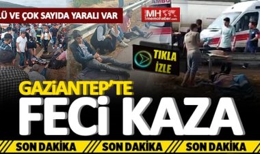 Tarım işçilerini taşıyan minibüs kaza yaptı: Ölü, çok sayıda yaralı var