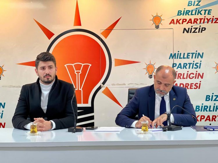 AK Parti Nizip İlçe Başkanlığı’ndan Haftalık Olağan Toplantı