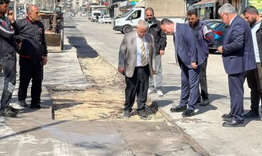 Nizip'te 35 Metrelik Yol Asfaltlanıyor