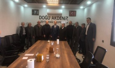 Nizip Kaymakamı Osman Uğurlu’dan Doğu Akdeniz Zeytinyağı Kooperatifine İnceleme Ziyareti