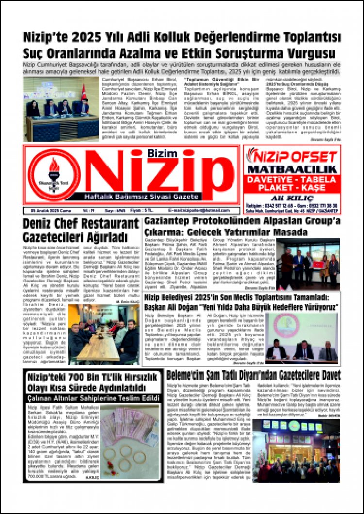 05 Aralık 2025 Cuma