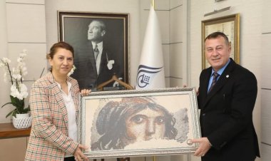 Başkan Ali Doğan’dan GASKİ Genel Müdürü Sevda Usalp’a Hayırlı Olsun Ziyareti