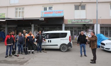 Nizip'te yol düzenleme çalışmaları sürüyor