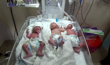 Nizip'te yaşayan Suriyeli ailenin üçüz bebek sevinci