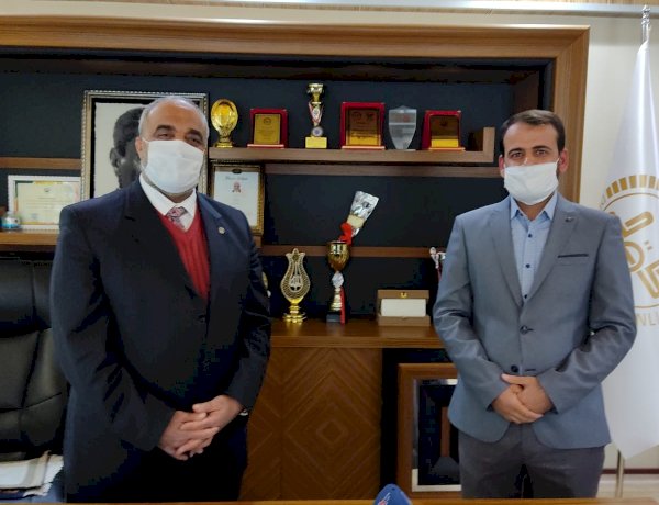 Enes Bin Malik Camisi İmam Hatipi Özdemir’den Müftü Çiftçi’ye Veda Ziyareti